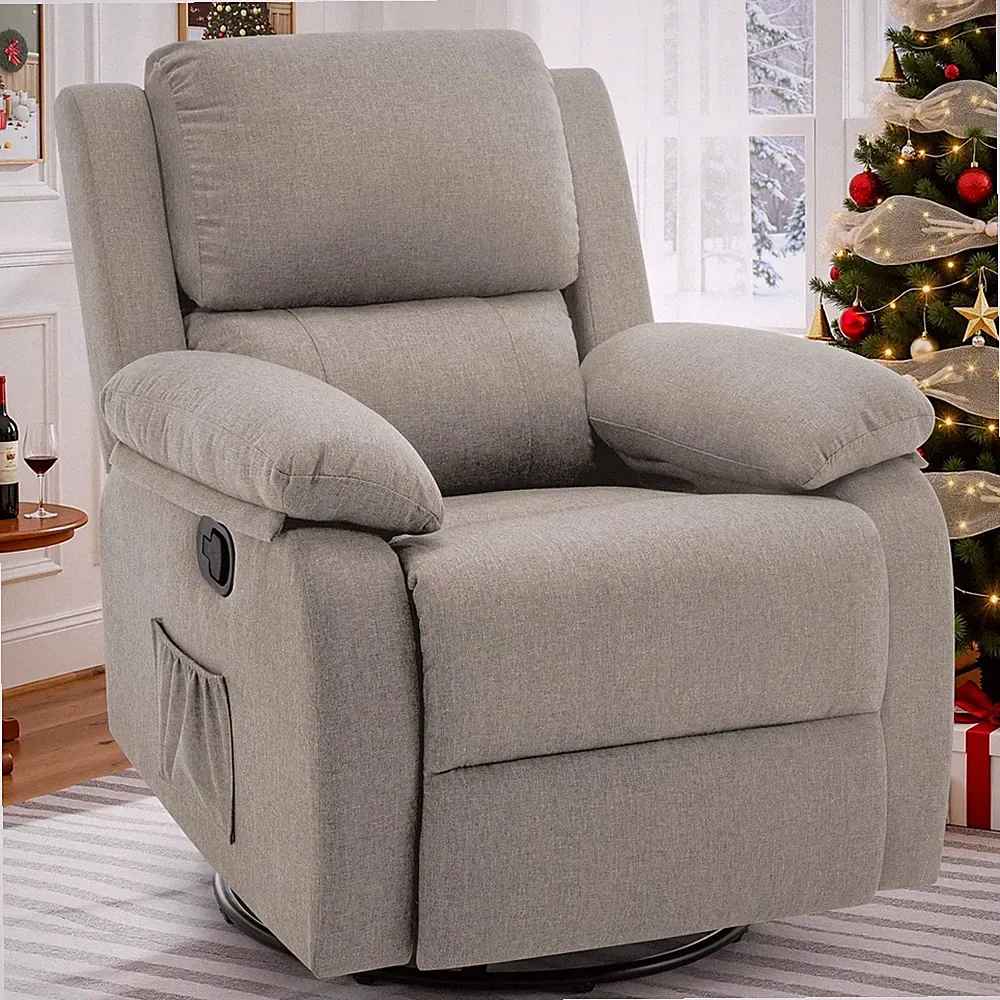 Recliner Chair 360 Swivel Rocker Chair for Adults Small Rocking Recliner